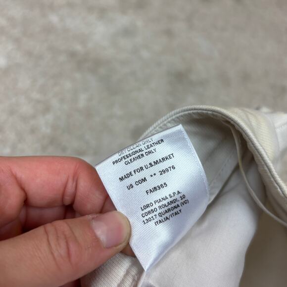 Loro Piana Ricky Ice Stretch Cotton Riding Pants Lambskin Women's 38 US 27 - Picture 6 of 13